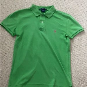 Ralph Lauren green short sleeve polo
